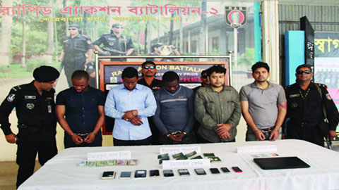 র‌্যাবের জালে ফেসবুক প্রতারক, ভুয়া ভার্সিটি ও ইয়াবা চালান