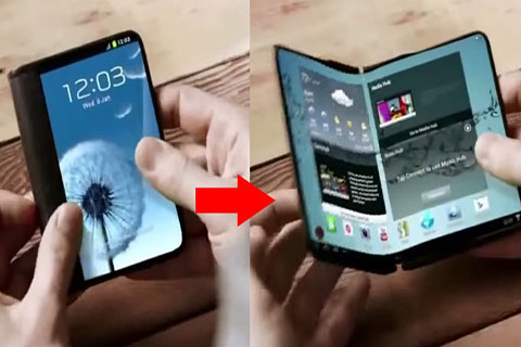 তাহলে আসছে বাঁকানো ডিসপ্লের স্মার্টফোন!