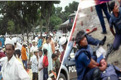 এবার টার্গেট ঐতিহ্যবাহী শোলাকিয়া, ২ পুলিশসহ নিহত ৪