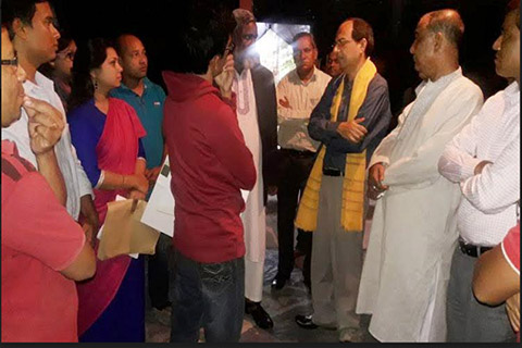 এসকে সিনহার বাড়িতে ভারতীয় ডেপুটি হাইকমিশনার