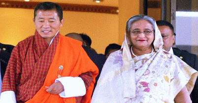 শেখ হাসিনার সঙ্গে দ্বিপক্ষীয় বৈঠকে ভুটানের প্রধানমন্ত্রী