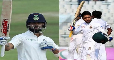 কোহলিকে স্পর্শ করলেন মুমিনুল!