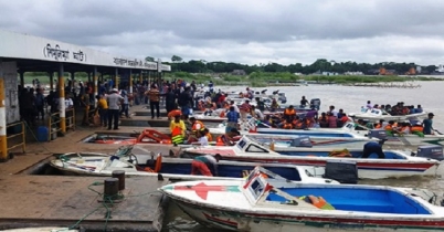 কাঁঠালবাড়ী-শিমুলিয়া রুটে লঞ্চ-স্পিডবোট চলাচল বন্ধ