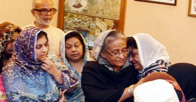 সাবেক স্পিকারের স্ত্রীর মৃত্যুতে প্রধানমন্ত্রীর সান্ত্বনা