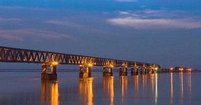 ভারতের দীর্ঘতম রেল-সড়ক সেতুর উদ্বোধন