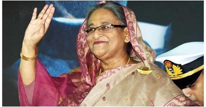 পটুয়াখালী পৌঁছেছেন প্রধানমন্ত্রী