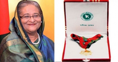 ১২ ব্যক্তি ও এক প্রতিষ্ঠানকে পুরস্কার দিলেন প্রধানমন্ত্রী