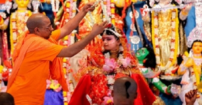 আজ মহা অষ্টমী ও কুমারী পূজা