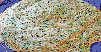 সাড়ে চার হাজার ফুট দীর্ঘ ও ৬৭ কেজির তসবি