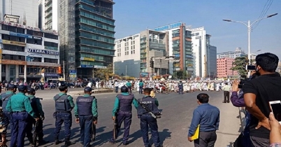 আবারো উত্তরায় হাজারো মুসল্লি, পুলিশের হস্তক্ষেপে সমাবেশ পণ্ড