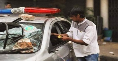 গাড়িতে আগুন দেয়া যুবক ‘শনাক্ত’ দাবি পুলিশের