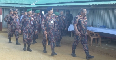 খাগড়াছড়ির দুর্গম সীমান্ত পরিদর্শন বিজিবি মহাপরিচালকের