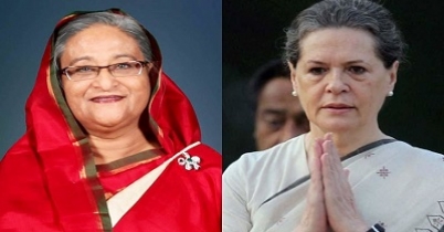 প্রধানমন্ত্রী শেখ হাসিনাকে সোনিয়া গান্ধীর অভিনন্দন