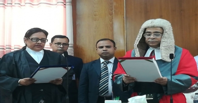 শপথ নিলেন আপিল বিভাগের তিন বিচারপতি