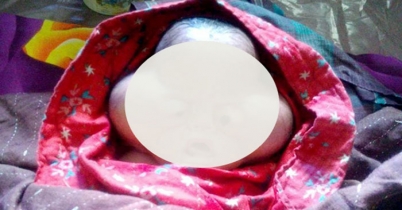 পিরোজপুরে এক শিশুর তিন মাথা, কৌতুহলিদের ভিড়