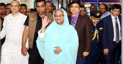 দেশে ফিরেছেন প্রধানমন্ত্রী শেখ হাসিনা