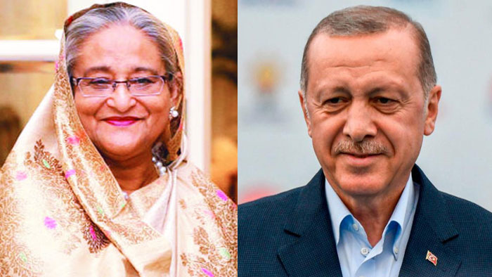 প্রধানমন্ত্রী শেখ হাসিনা ও তুরস্কের প্রেসিডেন্ট এরদোয়ান প্রধানমন্ত্রী শেখ হাসিনা ও তুরস্কের প্রেসিডেন্ট এরদোয়ান