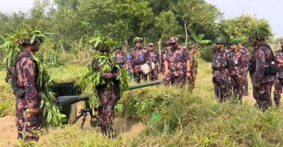 প্রথমবার সেনাবাহিনীর সঙ্গে যৌথ প্রশিক্ষণে বিজিবি
