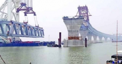 পদ্মাসেতুতে বছরের শেষ স্প্যানটি বসছে আজ