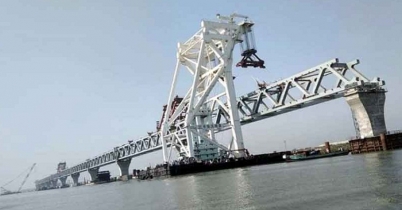 পদ্মাসেতুতে বসলো ২৭তম স্প্যান