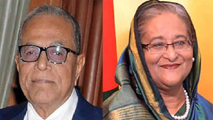 রাষ্ট্রপতি মো. আবদুল হামিদ ও প্রধানমন্ত্রী শেখ হাসিনা- ফাইল ফটো রাষ্ট্রপতি মো. আবদুল হামিদ ও প্রধানমন্ত্রী শেখ হাসিনা- ফাইল ফটো