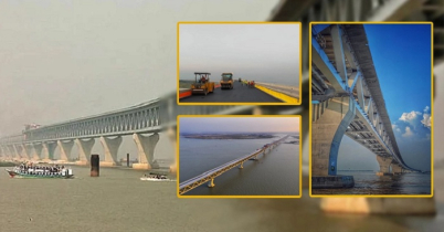 ৫ মিনিটেই পার ৬.১৫ কিলোমিটারের পদ্মা সেতু!