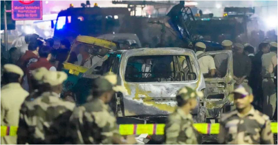 দিল্লিতে ভয়াবহ বিস্ফোরণ