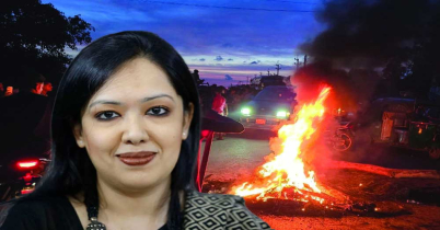 রুমিন ফারহানার ওপর হামলার প্রতিবাদে বিক্ষোভ